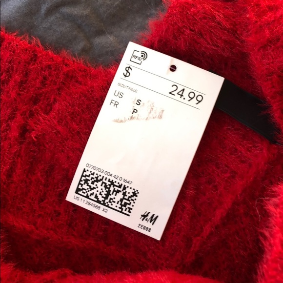 Crop red sweater - Picture 2 of 2